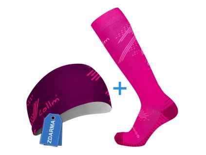 kompresní podkolenky a čelenka zdarma