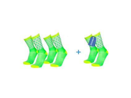 ponožky na běhání collm lime
